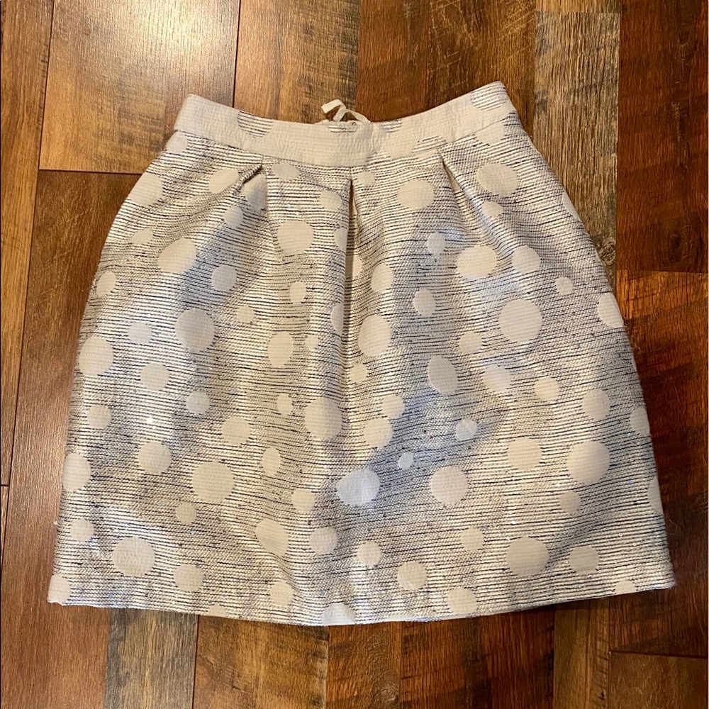ANTHROPOLOGIE Maeve Anya Dotted Jacquard Skirt - Picture 7 of 13